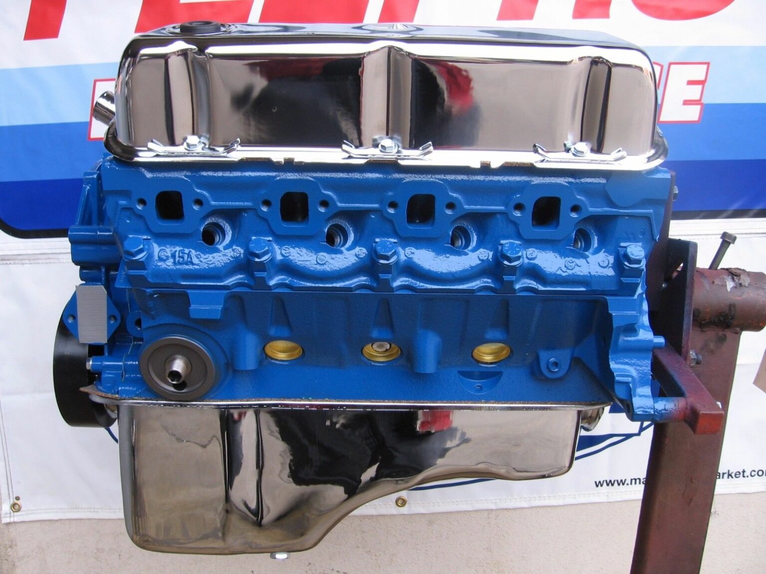 Ford 351 windsor 345 hp high performance balanced crate engine five